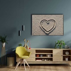 Kalp Kanvas Tablo 