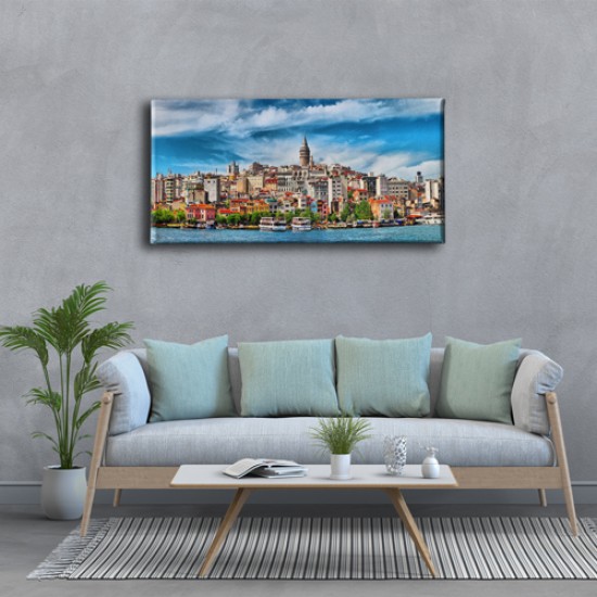 Karaköy Panoramik Kanvas Tablo Karaköy Panoramik Kanvas Tablo