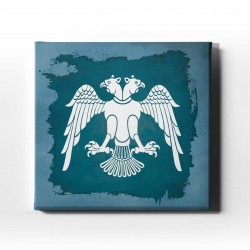 Selçuklu Çift Başlı Kartal Kanvas Tablo