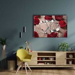 Kalp Çemberi Kanvas Tablo Kalp Çemberi Kanvas Tablo