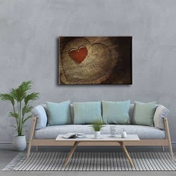 Kalp Damla Kanvas Tablo Kalp Damla Kanvas Tablo