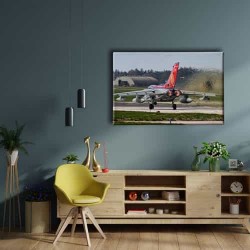 Savaş Uçağı Canvas Tablo