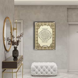 Bereket Duası Motifli Dini Kanvas Tablo Bereket Duası Motifli Dini Kanvas Tablo