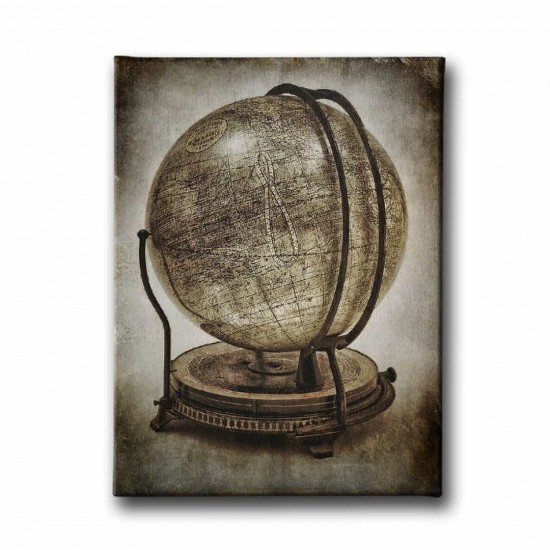 Dünya Küre Haritası Canvas Tablo Dünya Küre Haritası Canvas Tablo