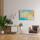 Türkiye Fiziki Haritası Canvas Tablo Türkiye Fiziki Haritası Canvas Tablo