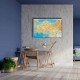 Türkiye Fiziki Haritası Canvas Tablo Türkiye Fiziki Haritası Canvas Tablo
