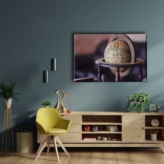 Dünya Haritası Canvas Tablo