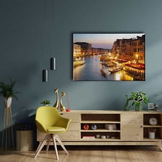 Venedik Büyük Kanal Canvas Tablo Venedik Büyük Kanal Canvas Tablo