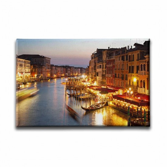Venedik Büyük Kanal Canvas Tablo Venedik Büyük Kanal Canvas Tablo