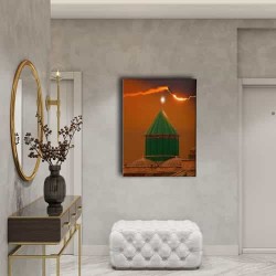 Mevlana Türbesi Ve gün Batımı Tablo Mevlana Türbesi Ve gün Batımı Tablo