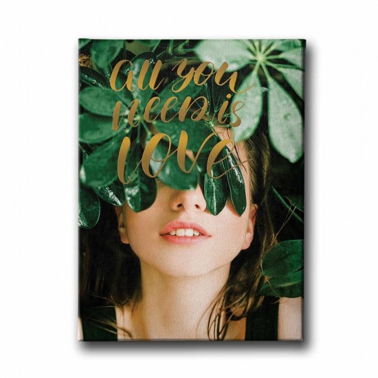 All You Need is Love Canvas Tablo