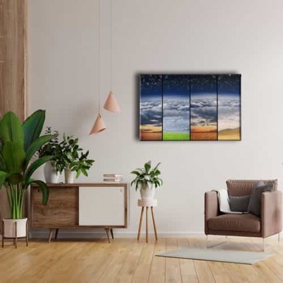 4 Mevsim Manzara Tablo 4 Mevsim Manzara Tablo