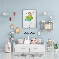 Çocuk Dürbünlü Kanvas Tablo Çocuk Dürbünlü Kanvas Tablo