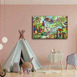 Çocuk Parkı Kanvas Tablo Çocuk Parkı Kanvas Tablo