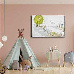 Çocuk Rüyası Kanvas Tablo Çocuk Rüyası Kanvas Tablo