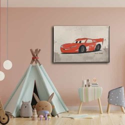 Şimşek McQueen Kanvas Tablo Şimşek McQueen Kanvas Tablo