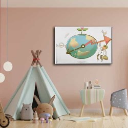 Dünya Çocuk Kanvas Tablo Dünya Çocuk Kanvas Tablo