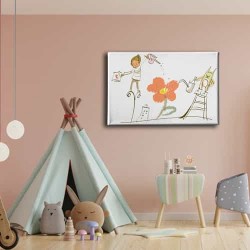 Doğa Ve Çocuk Kanvas Tablo Doğa Ve Çocuk Kanvas Tablo