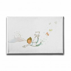 Uçan Çocuk Kanvas Tablo