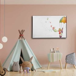 Uçan Çocuk Kanvas Tablo Uçan Çocuk Kanvas Tablo