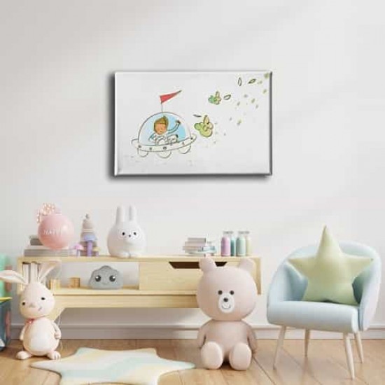 Uzay Çocuk Kanvas Tablo Uzay Çocuk Kanvas Tablo
