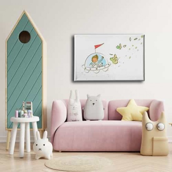 Uzay Çocuk Kanvas Tablo Uzay Çocuk Kanvas Tablo