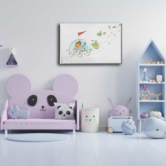 Uzay Çocuk Kanvas Tablo Uzay Çocuk Kanvas Tablo