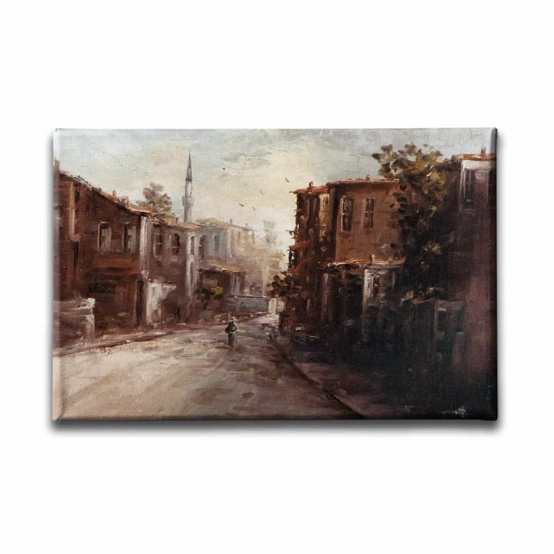 Yagli Boya Istanbul Canvas Tablo