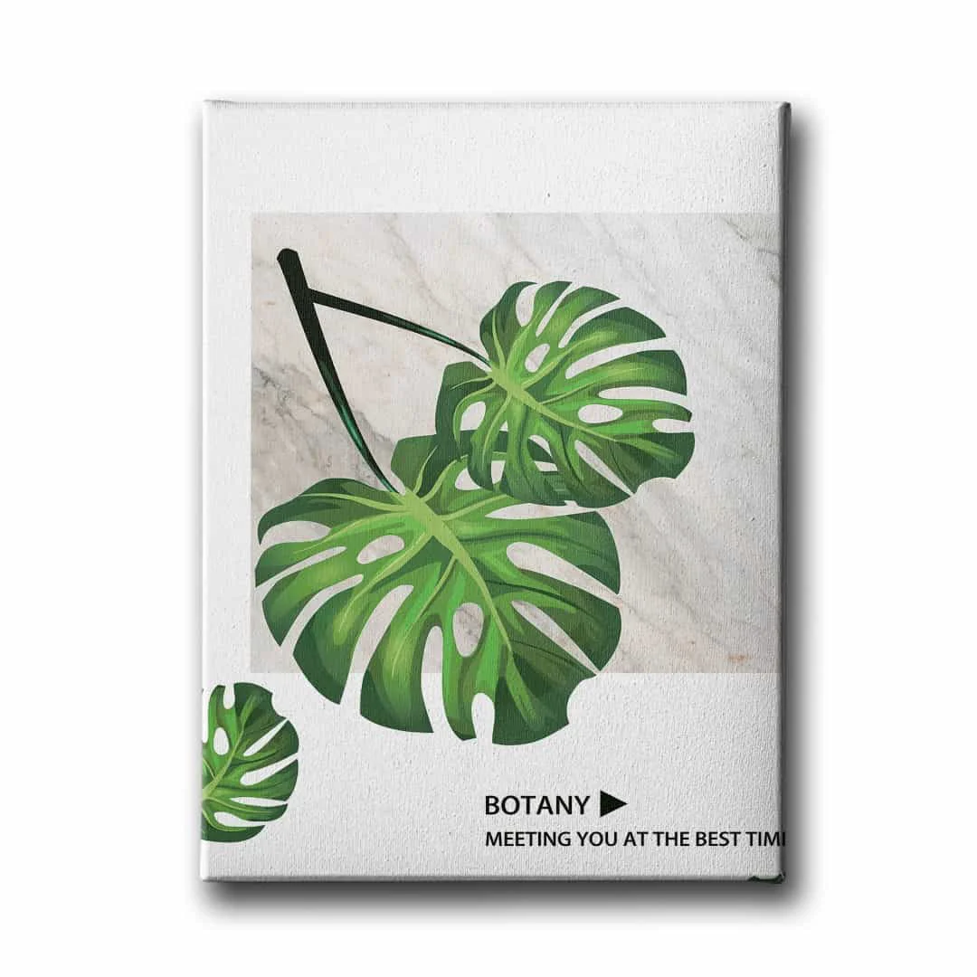 Botanik Canvas Tablo