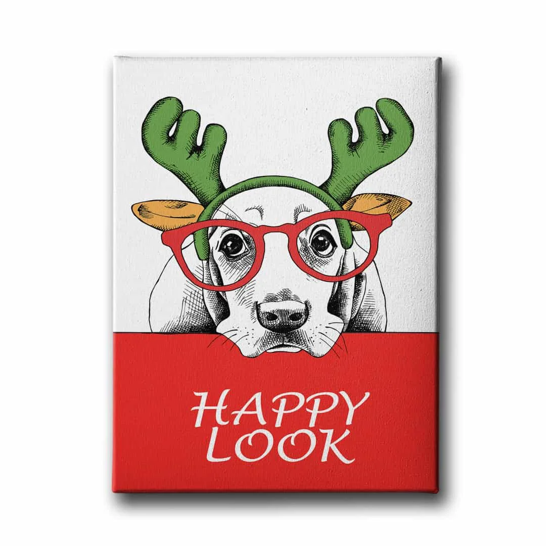 Dog Canvas Tablo
