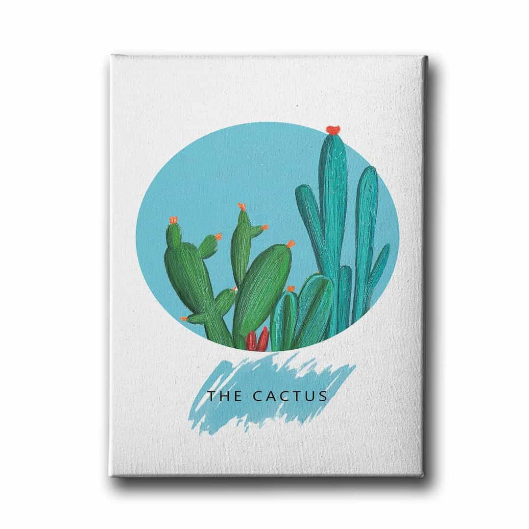 The Cactus Canvas Tablo