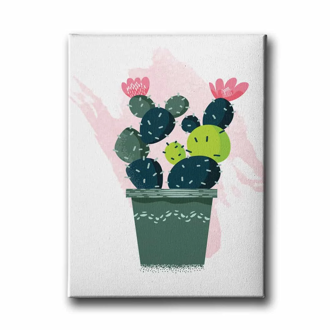 Kaktus Canvas Tablo