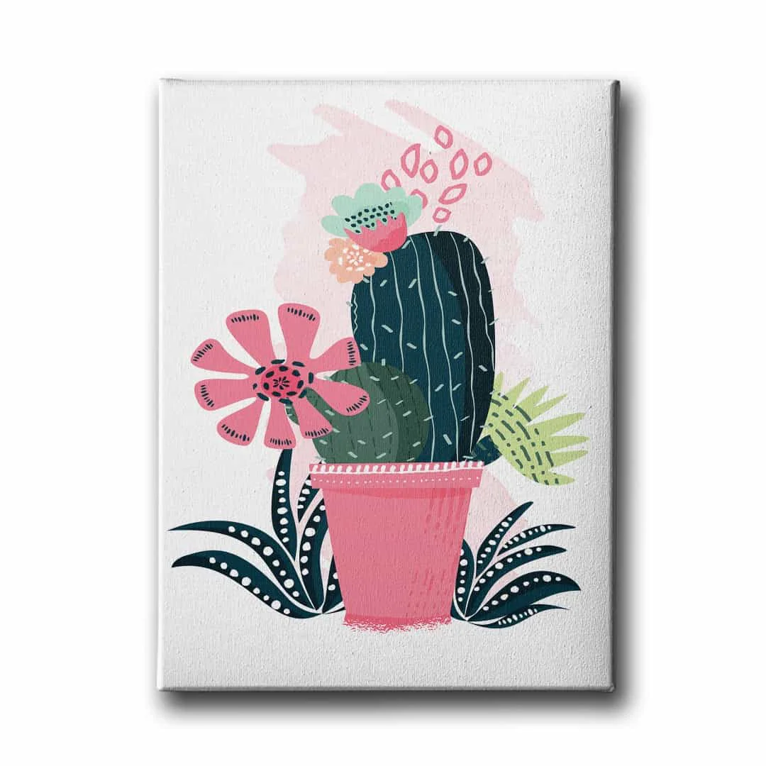 Kaktus Canvas Tablo