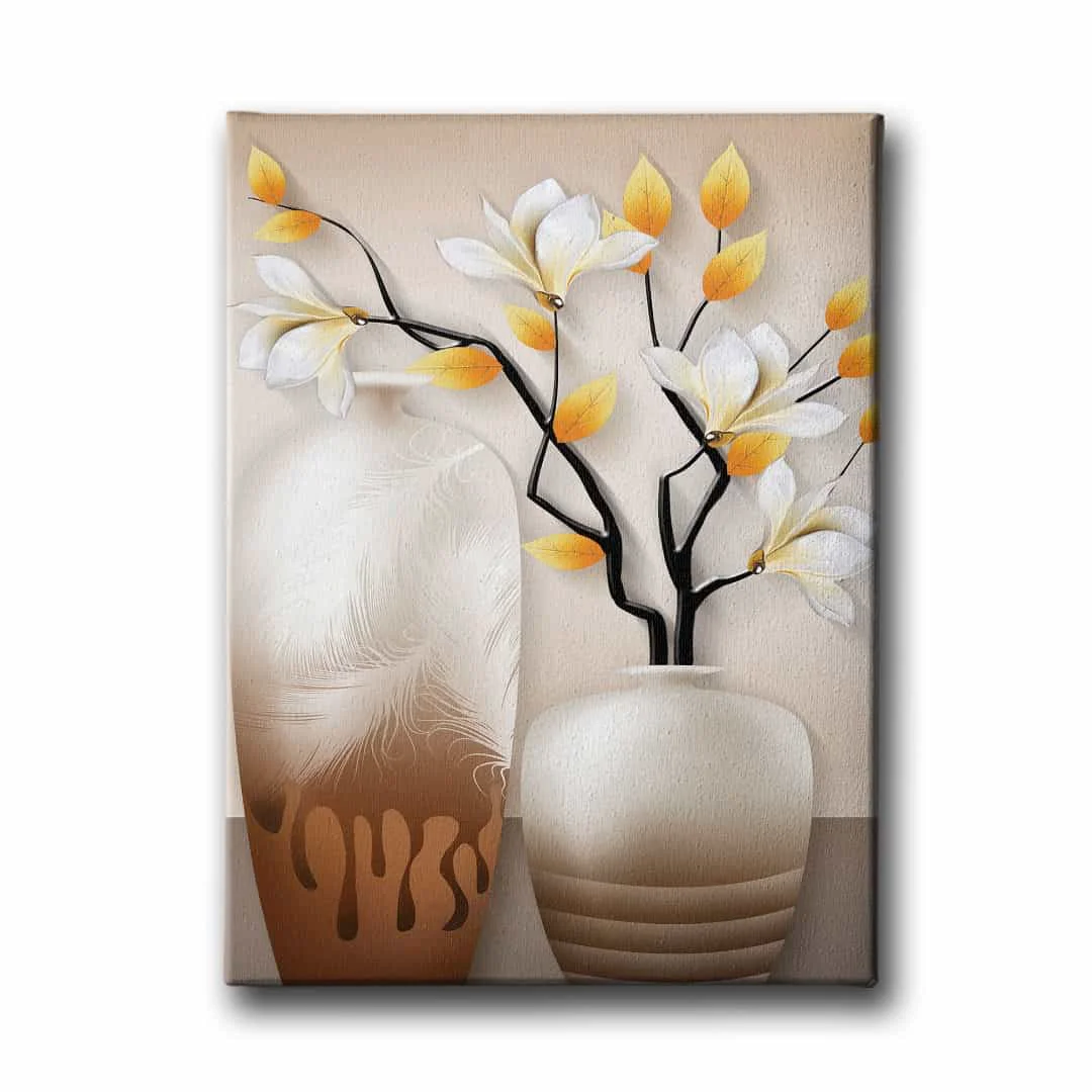 Modern Cicek Canvas Tablo