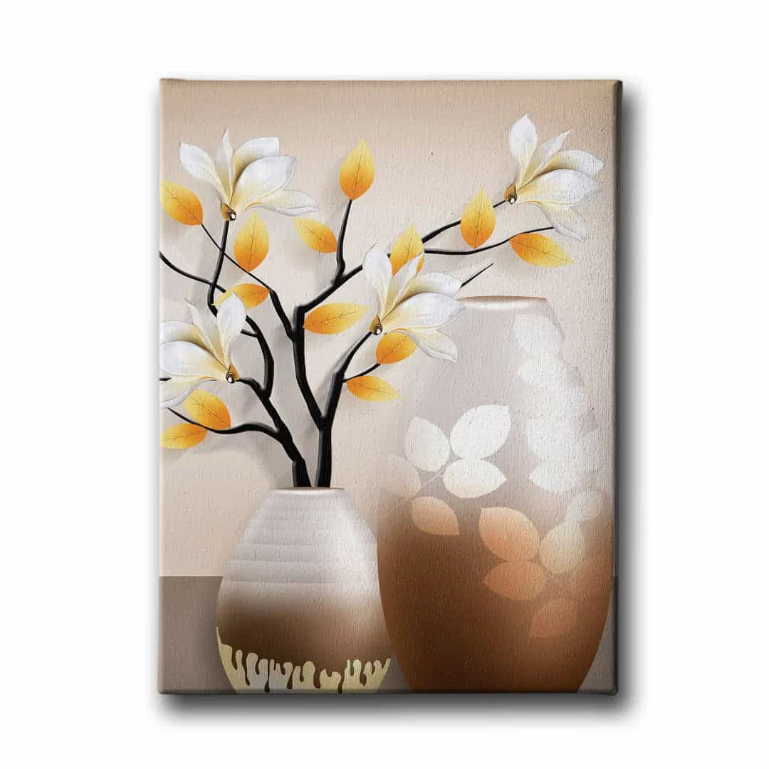 Modern Cicek Canvas Tablo