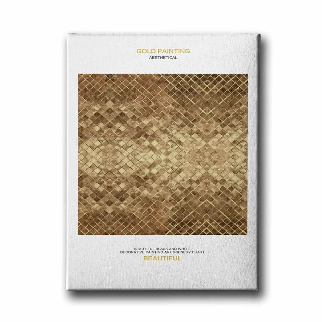 Gold Painting Canvas Tablo