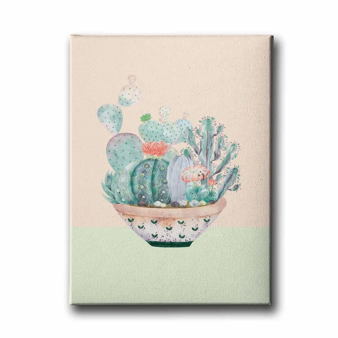 Kaktus Canvas Tablo
