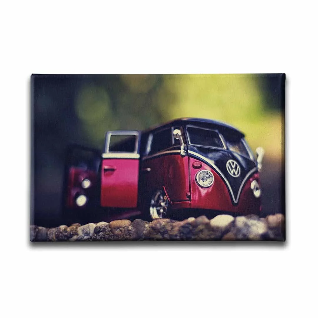 Klasik Vosvos Minibus Canvas Tablo