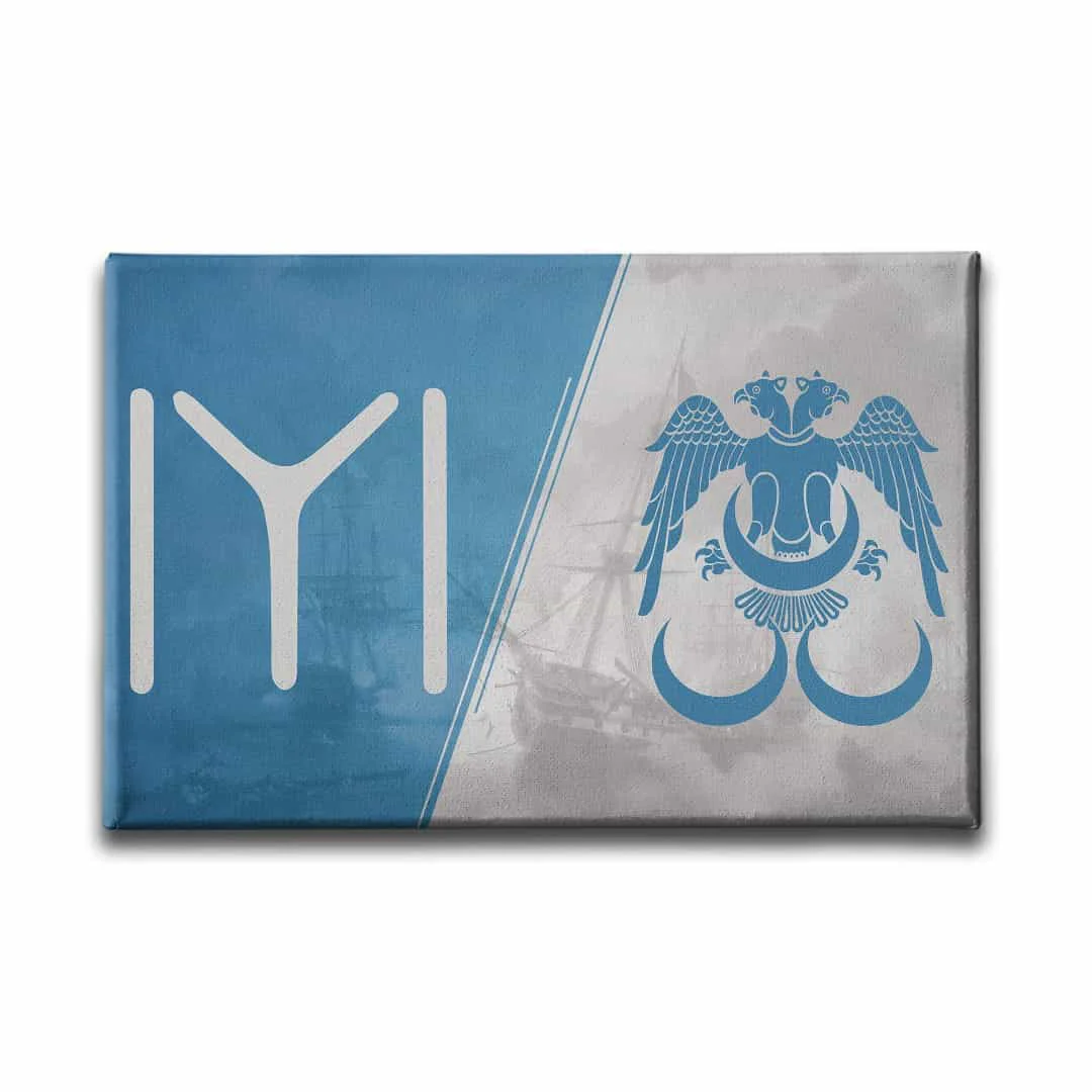 Arma Bayraklar Kanvas Tablo