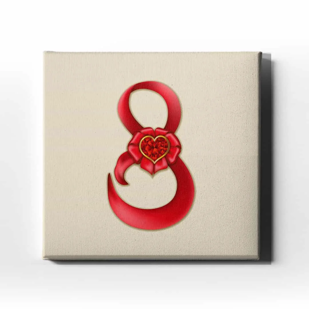 8 Mart Dunya Kadinlar Gunu Kanvas Tablo