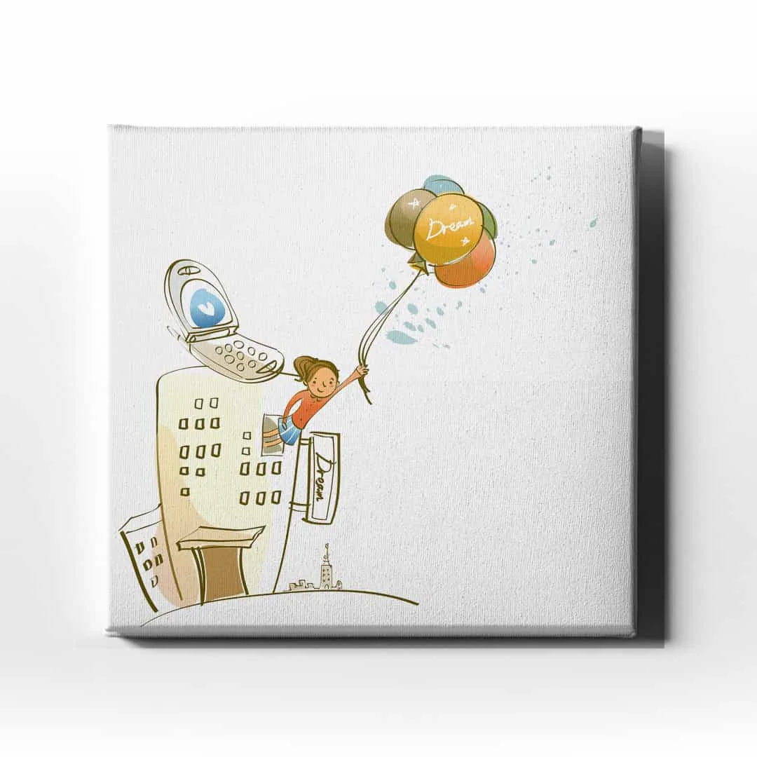 Cocuk Ruyasi Kanvas Tablo