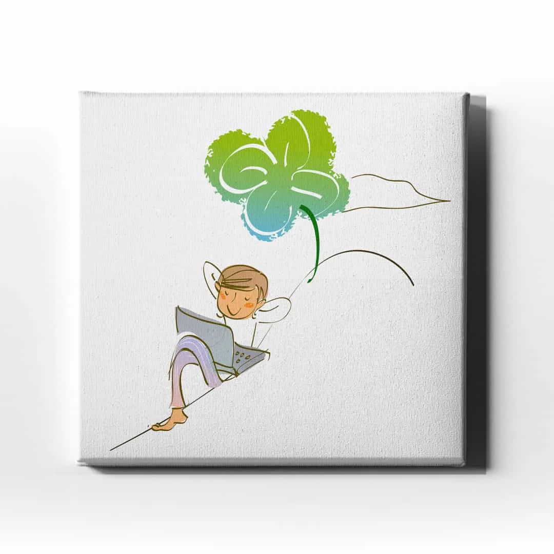 Teknolojik Cocuk Kanvas Tablo