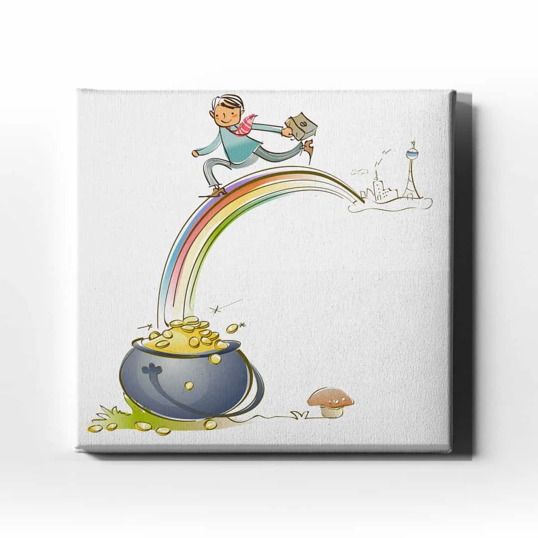 Hazine Cocuk Kanvas Tablo