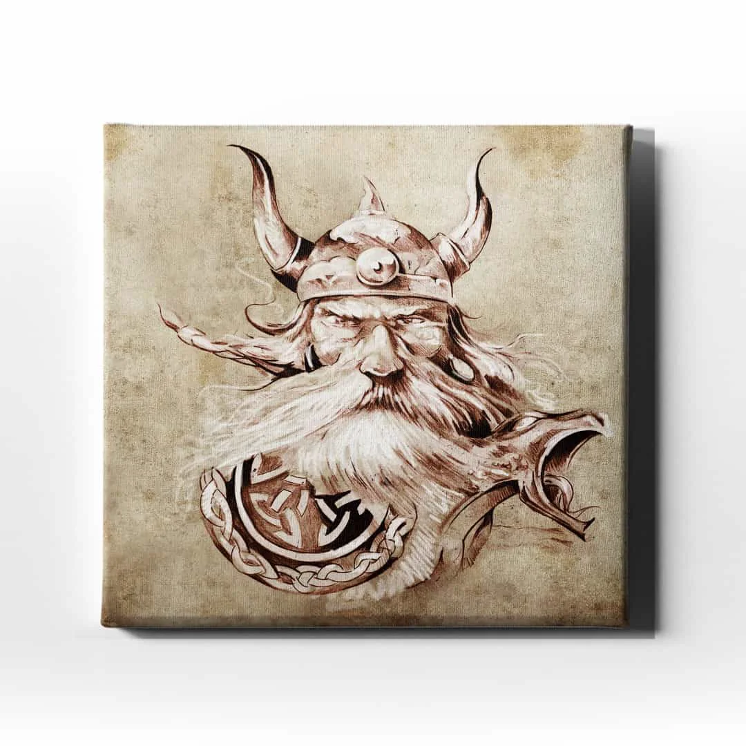 Savasci Erkek Portresi  Canvas Tablo