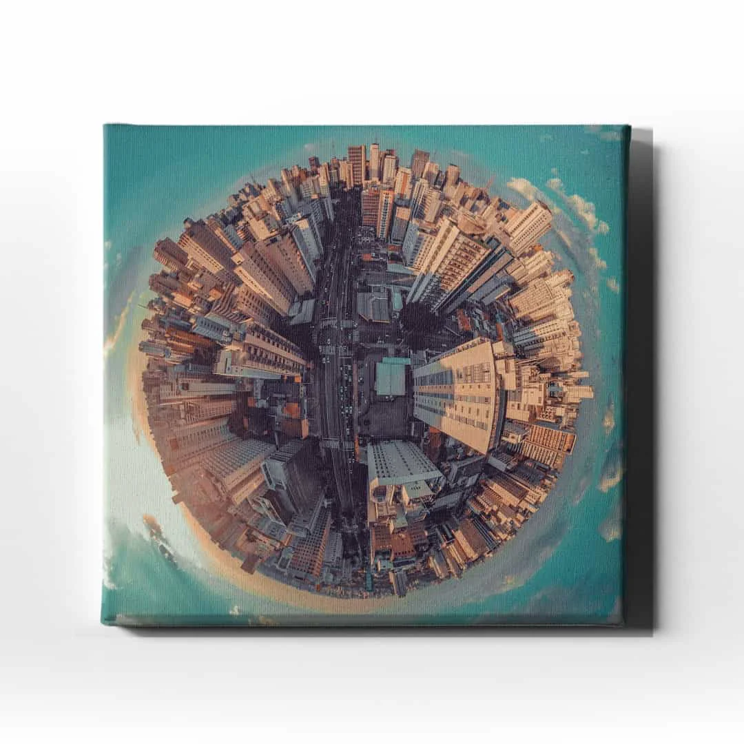 Panorama City Canvas Tablo