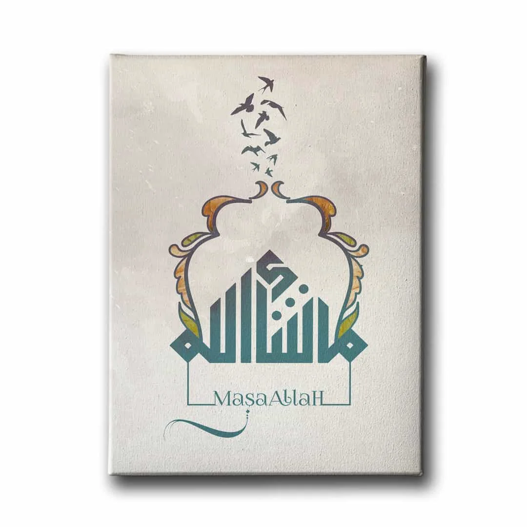 Masallah Dini Kanvas Tablo