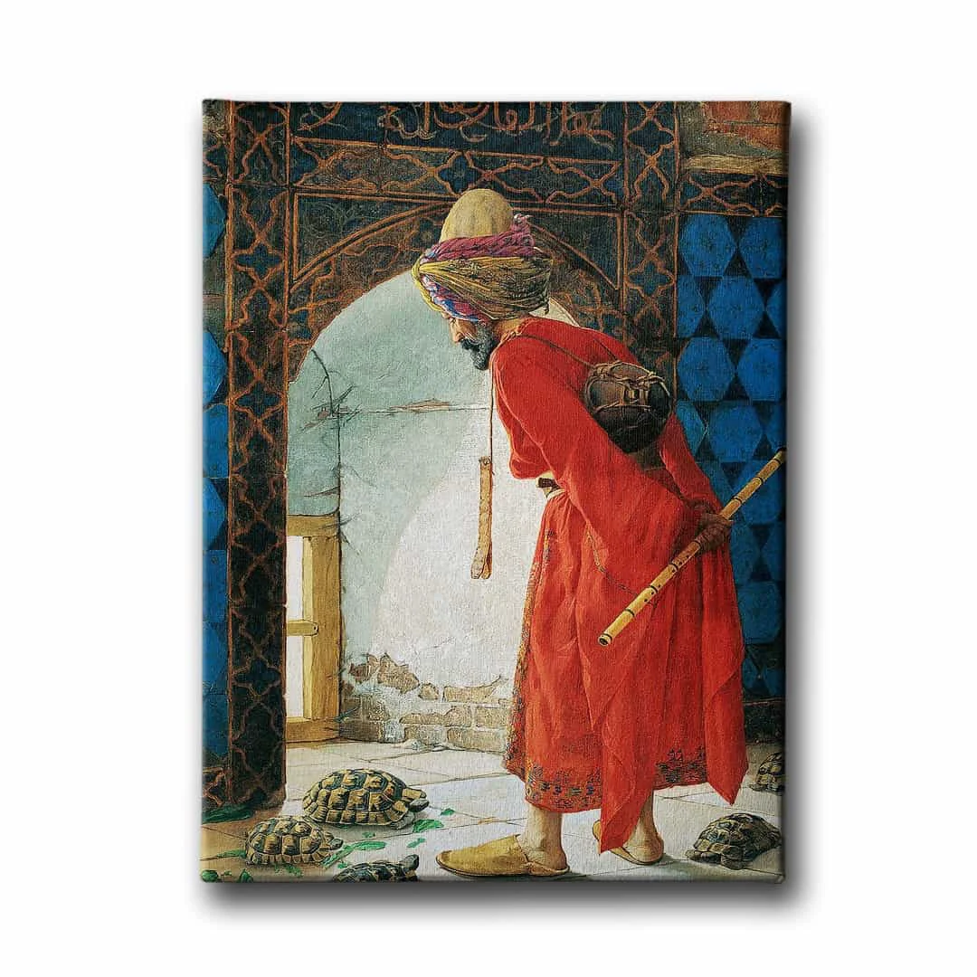 Kamlumbaga Terbiyecisi Canvas Tablo