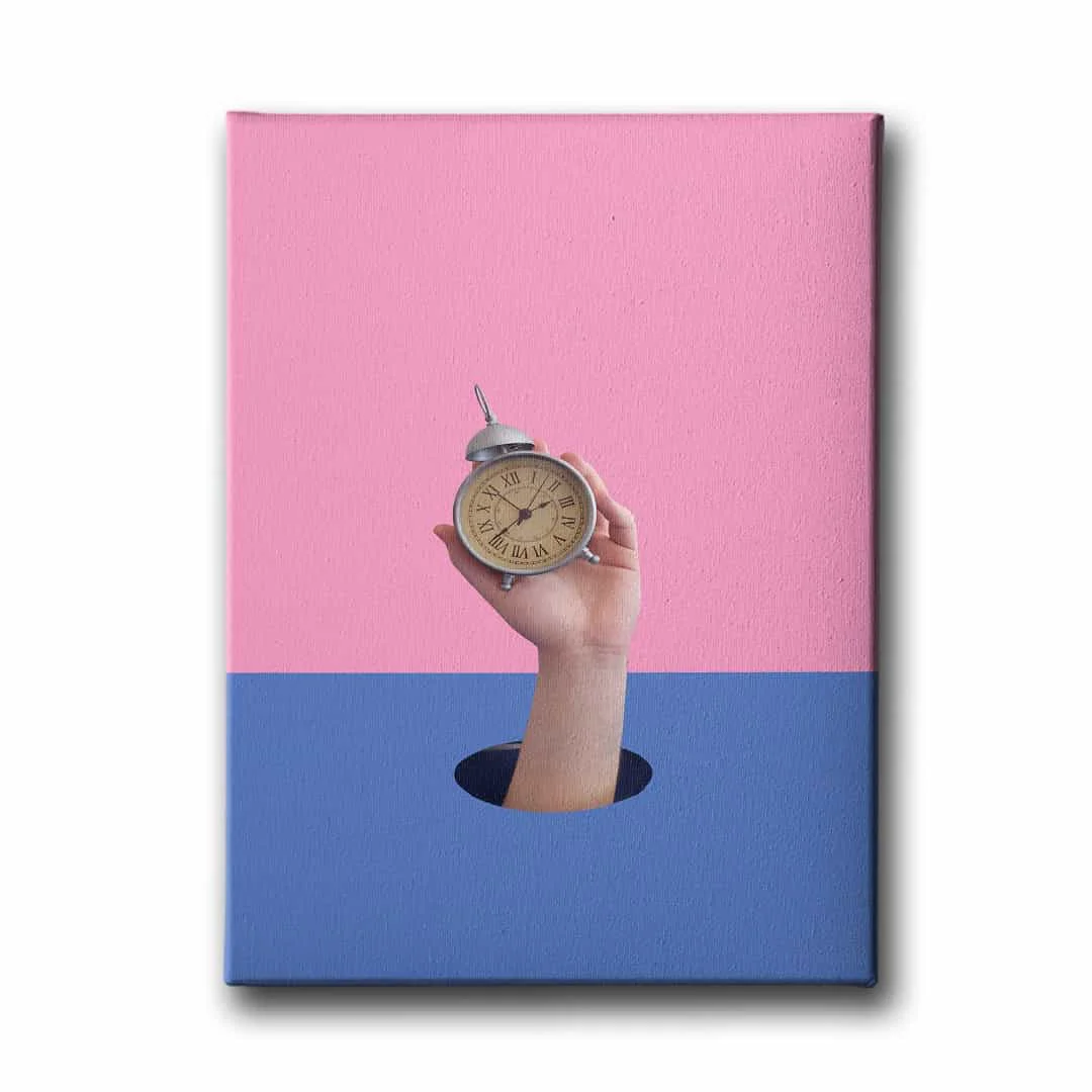 Calar Saat Canvas Tablo