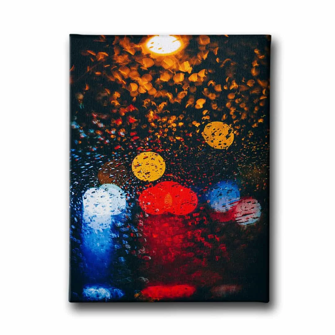 Buhulu Sokak Lambasi  Canvas Tablo