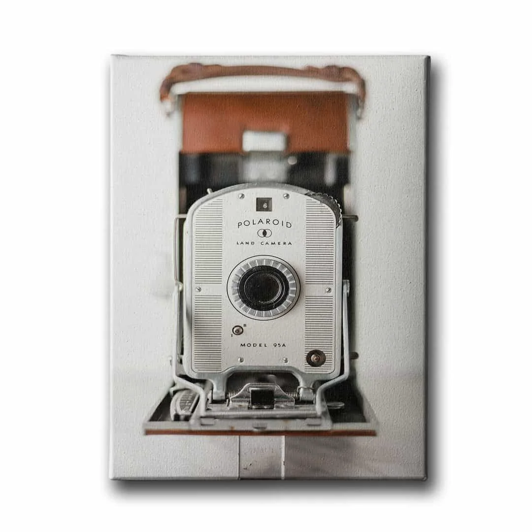 Eski Model Fotograf Makinesi  Canvas Tablo